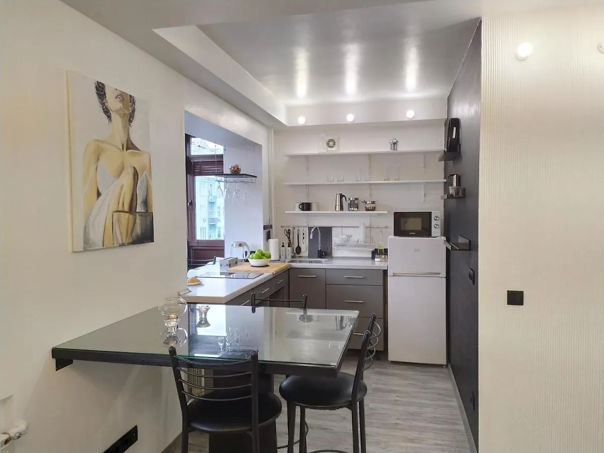 Black&White Apartment On Saksaganskogo 基輔